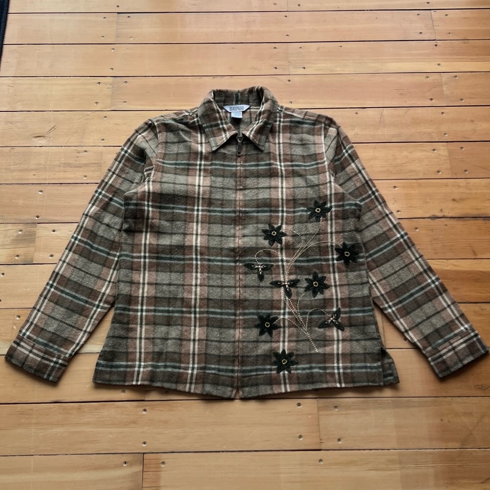 Northern Reflections Brown Plaid Shirt